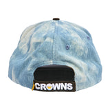 Velcro Baseball Cap in washed Denim (includes 1 x FREE Velcro Patch)