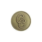 CC Logo Olive Suede Velcro Patch (CapSlap)