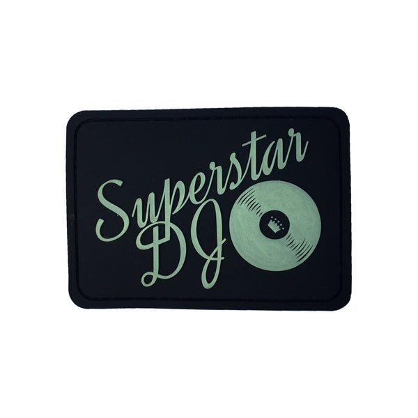 Superstar DJ Glow In the Dark Velcro Patch (CapSlap)