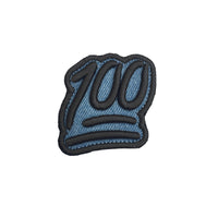 100 Emoji Denim Velcro Patch (CapSlap)