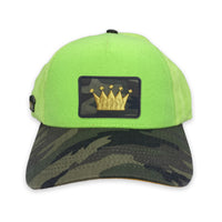 Crown Logo Green Camo Velcro Patch (CapSlap)