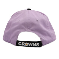 Velcro Baseball Cap in Purple & White (includes 1 x Velcro Patch) #capbuilder