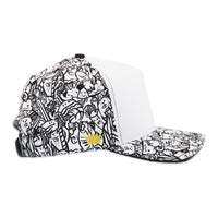 Velcro Baseball Cap CC3 Artist Edition by 'Cat Lines' (includes 1 x Velcro Patch)